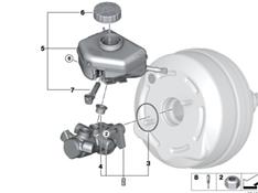 宝马M4刹车总泵