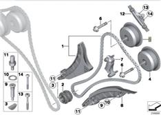 宝马750LI正时齿轮